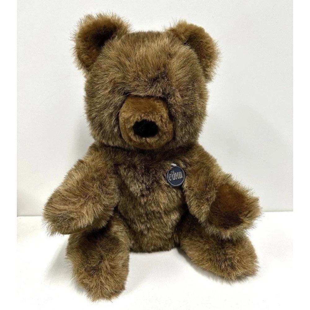 1978 GUND Collector's Classic Brown BEAR 14" Plush Vintage Stuffed Animal